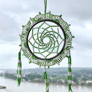 Beautifully Crafted Beaded Dream Catcher Ornament